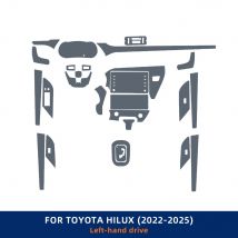 For Toyota Hilux 2025 2024 2023 2022 PPF Protection film Interior Accessories transparent TPU Gear Panel Center Console Sticker