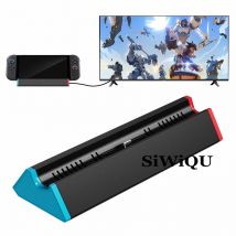 Estación de carga portátil para Switch 2/OLED/1, con adaptador HDMI 4K a 120Hz/puerto tipo C/puerto USB, compatible con Switch 21.0 Syswit
