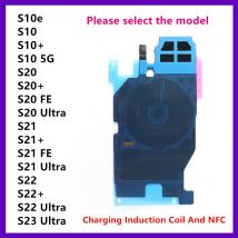 Per Samsung Galaxy S20 S21 S22 S10 Plus Ultra S21 + S20FE Bobina di induzione di ricarica wireless e parti di riparazione del cavo flessibile del modulo NFC