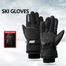 Professionelle warme Winter-Skihandschuhe für Herren und Damen, warme Schneehandschuhe, wasserdichte Motorradhandschuhe