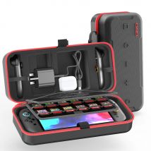 Estuche de transporte Compatible con Switch 2 & Switch Original & Switch OLED bolsa de almacenamiento grande impermeable para accesorios de interruptor