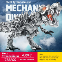 Klocki konstrukcyjne dinozaury Tyranozaur Rex T.Rex Triceratops Spinozaur Velociraptor Szympans Zabawka dla chłopców dziewcząt prezenty dla dzieci