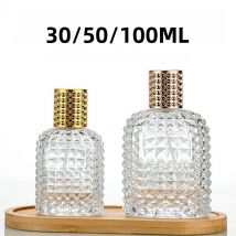 30/50/100ML Reise Parfüm Zerstäuber Tragbare Ananas Form Spender Nachfüllbare Transparente Spray Flaschen Unisex Leere Flaschen