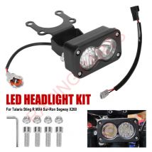 Zestaw reflektorów LED 20W Plug N Play do SurRon Light Bee X Segway X260 Talaria Sting MX4 MX3, światła punktowe i powierzchniowe, białe, combo.