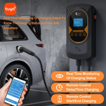 feyree EV Stazione di ricarica 32A Caricatore per auto per veicoli elettrici EVSE Wallbox Montaggio a parete 7.6/11/22kW Tipo2 Cavo IEC62196 Controllo APP