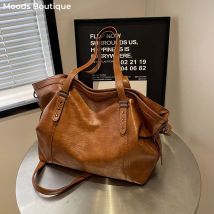 umhängetasche luxus designer tasche einkaufstaschen luxus tasche damen MOODS Große Tragetaschen für Damen, weiches PU-Leder, reine Farbe, große Kapazität, Shopper, Schulter-Crossbody-Tasche,