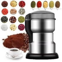 400W Smerigliatrice Elettrica Caffè Cucina Fagioli Cereali Noci Spezie Grani Smerigliatrice Multifunzionale per Macinacaffè Domestico