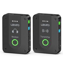 Lekato Ms-02 2,4 G wiederaufladbarer kabelloser Kopfhörer-Monitor-Sender-Empfänger für Studio-Band-Probe-Live-Leistung