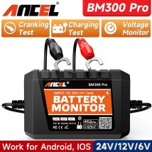 Ancel bm300 pro 12v autobatterie tester bluetooth kurbel system laden kurbel spannungs test batterie monitor batterie test