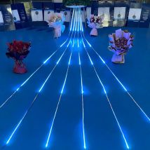 16.5FT 5M 24V Flusso LED Strip Track Light impermeabile DC24 SMD2835 Per esterno Flessibile Striscia Lineare Decorativa Retroilluminata Luce Al Neon