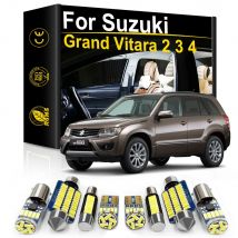 Car Interior LED Light For Suzuki Vitara Grand Vitara MK 2 3 4 Xl7 1999 2015 2016 2017 2018 2019 2020 Parts Accessories Canbus