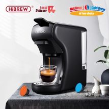 HiBREW Kaffeemaschine 19 Bar 4 in 1 Heiß & Kalt Mehrere Kapsel Espresso Cafetera Pod Kaffeemaschine Dolce Milch Nexpresso Pulver H1A