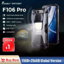 [World Premeire] FOSSiBOT F106 PRO Smartphone robusto 15 GB + 256 GB MTK G85 Android 14 12000 mAh Cellulare Cellulari 6,58" FHD + 30 W