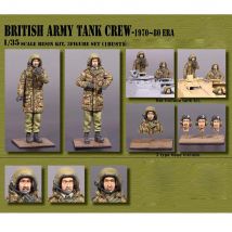 1/35 British Army Tank Crew, Resin Model figure soldier, Military themes, Unassembled and unpainted kit