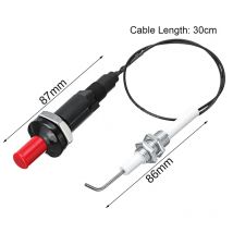 Accenditore piezoelettrico a pulsante con cavo Kit di accensione a scintilla Forno Stufa BBQ Campeggio Escursionismo Accendini da cucina all'aperto Elettrodomestico
