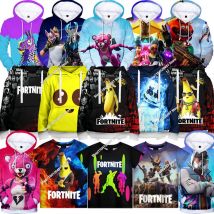 2025 3D Neue Kinder Anime Fortnite Gedruckt Pullover Serie Pullover Generation Tide Marke Hoodie Geschenk