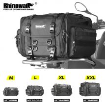 Rhinowalk Motorrad-Reisegepäcktasche, wasserdicht, 19 l–80 l, erweiterbar, großes Fassungsvermögen, Motor-Hecktasche, Satteltasche, Gepäckträger