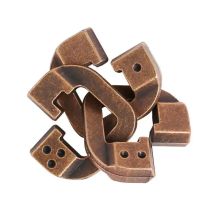 Brother Lock Metal Puzzles Brain Teasers for Adults Kids Boys Girls Mind IQ Logic Test Disentanglement Educational Toys Games
