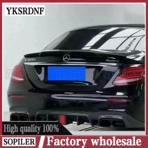 Für Mercedes W213 Spoiler E Klasse 4-türige Limousine E200 E220 E250 E300 2015-2018 W214 Carbon Heckspoiler Flügel