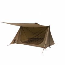 OneTigris 3-Jahreszeiten-Campingzelt für Reisen BACKWOODS BUNGALOW Ultraleichtes Shelter-Zelt im Bäckerstil für Wandern, Strand, Campe-Zubehör