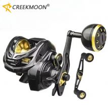 TDC-Aluminium-Baitcaster-Rolle, hohe Geschwindigkeit, 16 kg maximale Zugkraft, Angelrolle, Doppelgriff, geeignet für Süß- und Salzwasser