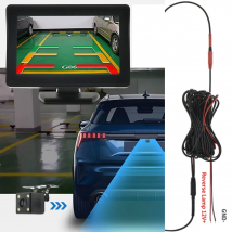 Auto-Rückfahrkamera mit Monitor für Volkswagen Golf T-ROC Renault Clio Dacia Sandero Ford F-150 Skoda Octavia Peugeot 208