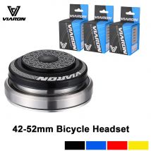 VIARON Grupa misek rowerowych 41,8 * 52 MM Zestaw słuchawkowy z łożyskiem rowerowym Górne uszczelnione części do rowerów górskich ze stopu aluminium