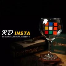 RD Insta von Henry Harrius (Gimmick und Online-Anleitung) Mentalismus Street Illusion Cube Zaubertricks für professionelle Zauberer