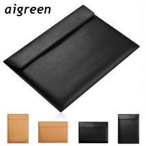 Aigreen Marke Laptop Tasche PU Leder Liner Sleeve Abdeckung Fall Für MacBook Air Pro M1,11,12,13,14,15,4,16 Zoll Notebook PC Dropship