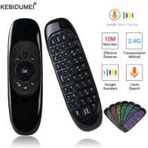 C120 Retroilluminazione Air Mouse 2.4G RF Wireless Mini Tastiera Giroscopio Intelligente Tastiera di Controllo Remoto Per Android Smart TV Box