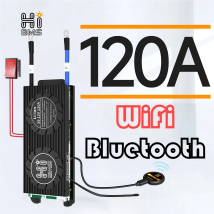 Hi Smart WiFi BMS 100A Lifepo4 4S 12V 8S 24V 16S 48V 120A Bluetooth Solar Inverter System LFP Energiespeicher BT EV RV