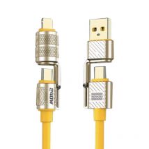 XIAOMI 240W 4-in-1 Super Fast Charging Data Cable Type-C To Type-C Zinc Alloy Cable For iPhone Samsung Huawei Tablet 2025