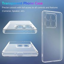 Ultra Thin Clear Silicone Phone Case For Xiaomi Mi 14T 14 T Pro Ultra Soft Back Cover Transparent Crystal Shell For Xiomi 14TPro