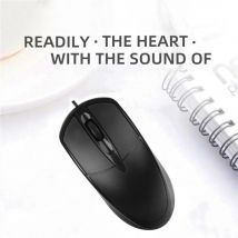 Mouse per computer cablato USB, mouse ottico, gamer, PC portatile, mouse, ufficio, casa può essere utilizzato