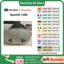 Meta Quest3S 128G VR gafas todo en uno máquina Meta Quest3 VR detección de movimiento casco inteligente máquina de juego Quest3s 128G