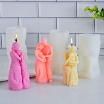 Great Mather Silikon-Kerzenformen, DIY Aromath, Gipsornament, Familie, Mutter und Tochter, Duftkerzenherstellung, Muttertagsgeschenk