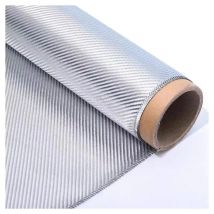 3k 240gsm Beschichtung heller Silber Glasfaserstoff Faserstoff Stoff 2x2 Twill 1m Breite Kommerzielle Qualität 30cm/50cm Länge