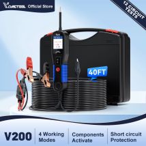 VDIAGTOOL V200 Automotive Circuit Tester 12V-24V Power Circuit Probe Open/Breaker Finder Car Electrical Diagnostic Tools