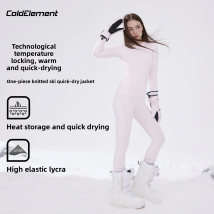 Coldelement Set di biancheria intima da sci ad asciugatura rapida Sport invernali Prestazioni traspiranti per attività all'aperto Alpinismo