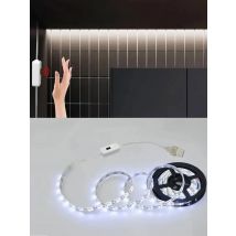 Induction handheld LED light strip 60 lamp beads/meter USB 5V 2835 white light/warm light strip for bedroom home kitchen wardrob