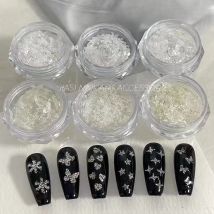 Sterne Schmetterling Herzform Glänzende Nail Art Patches Nail Art Pailletten Nail Art Dekorationen Nail Art Patches Nail Art Nail Charm