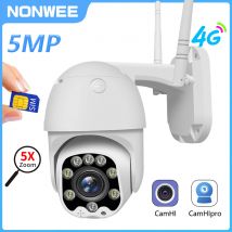 5MP IP Kamera 3G 4G SIM GSM Video Überwachung Speed Dome Outdoor Sicherheit Schutz CCTV PTZ 1080P zwei Weg Audio ONVIF CamHi
