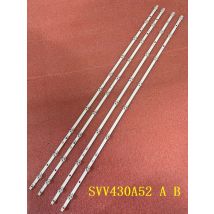 Striscia di retroilluminazione a LED (4) per Panasonic TX-43GX555 TX-43GX555B 43T6863DB TX-43FX550B 43FX550E 43FX551B TX-43GX555E TX-43FS350E