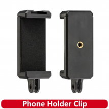 Phone Holder Clip Bracket Adapter for Smartphone Iphone Huawei Samsung Tripod 1/4 Inch Nut Hole Gopro Selfie Stick Accessories