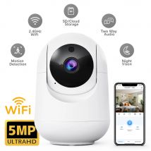 Kamera WiFi 5MP/3MP Inteligentny Dom Wewnętrzna Bezprzewodowa Kamera IP Monitoringu AI Wykrywanie Automatyczne Śledzenie Bezpieczeństwo Niania Elektroniczna