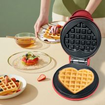 Mini Waffeleisen Antihaft elektrische Frühstücks maschine schnelles Aufheizen Haushalts frühstück elektrische Backform für Kinder und Familien