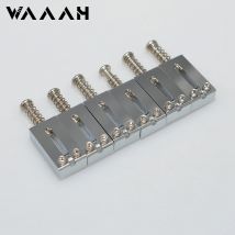 Selle A ponte per chitarra elettrica in ottone con colore cromato un Set di 6 parti Tremolo da 10.5/10.8MM per la sostituzione della chitarra ST
