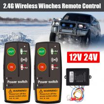 12V 24V Verricello Elettrico Interruttore Controller Accessori di Controllo Remoto Senza Fili per Jeep Off Road 4x4 ATV Rimorchio Barca Universale