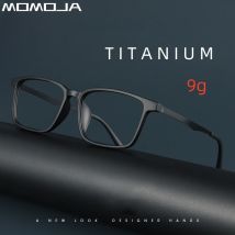 Momoja neue 2024 Business Brillen Retro Quadrat tr90 Titan Brillen Myopie optische Brille Rahmen für Männer a1003
