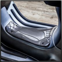 100% reine Carbonfaser-Mittel-Fußrastenabdeckung für VESPA GTS300 GTS GTV GTV300 HPE Fußbrett Fußstütze Motorradzubehör